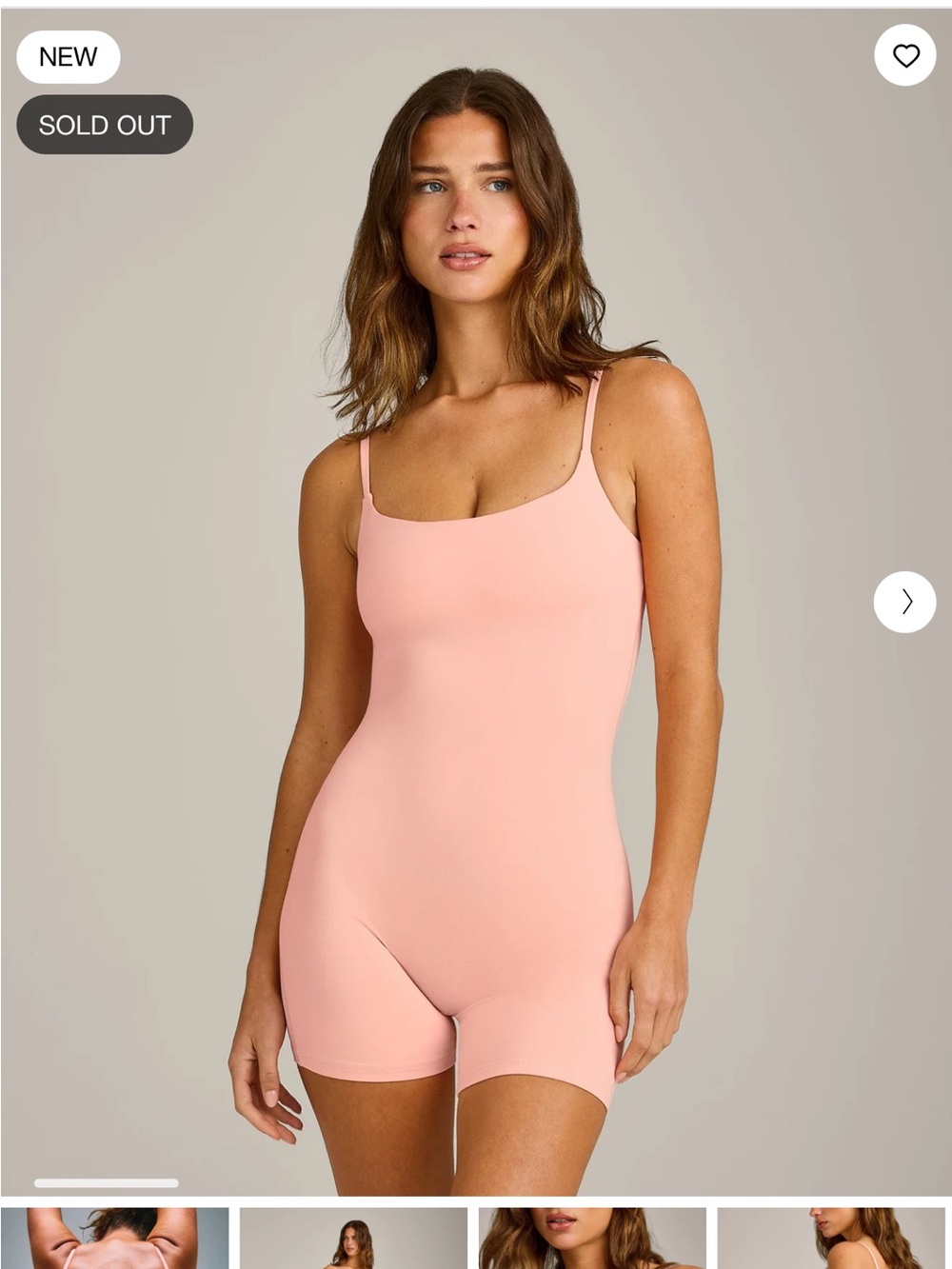 Oner Active Softmotion strappy all in one peach orange Size Small Nwt